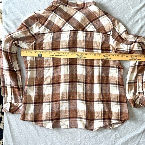 Berkley Jensen Plaid Button-Up Shirt XL - Picture 3 of 5